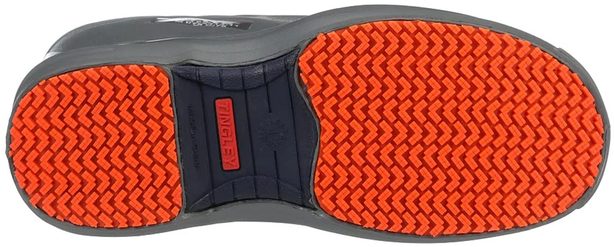 Tingley Flite 28259 Safety Toe Knee Boot with Safety-Loc Outsole, Mens 10 / Womens 12, Gray/Orange