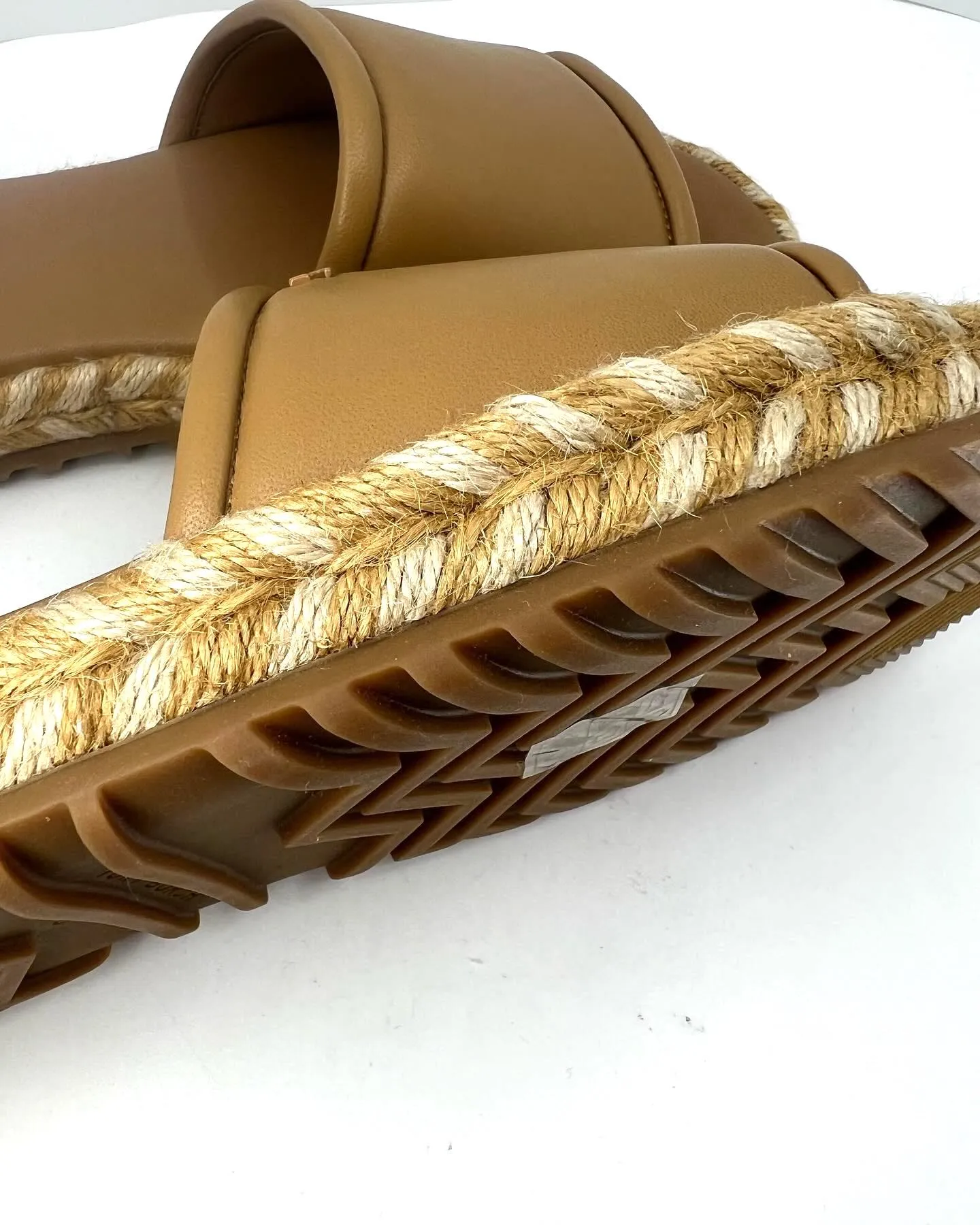 TORY BURCH LEATHER ESPADRILLE MULES
