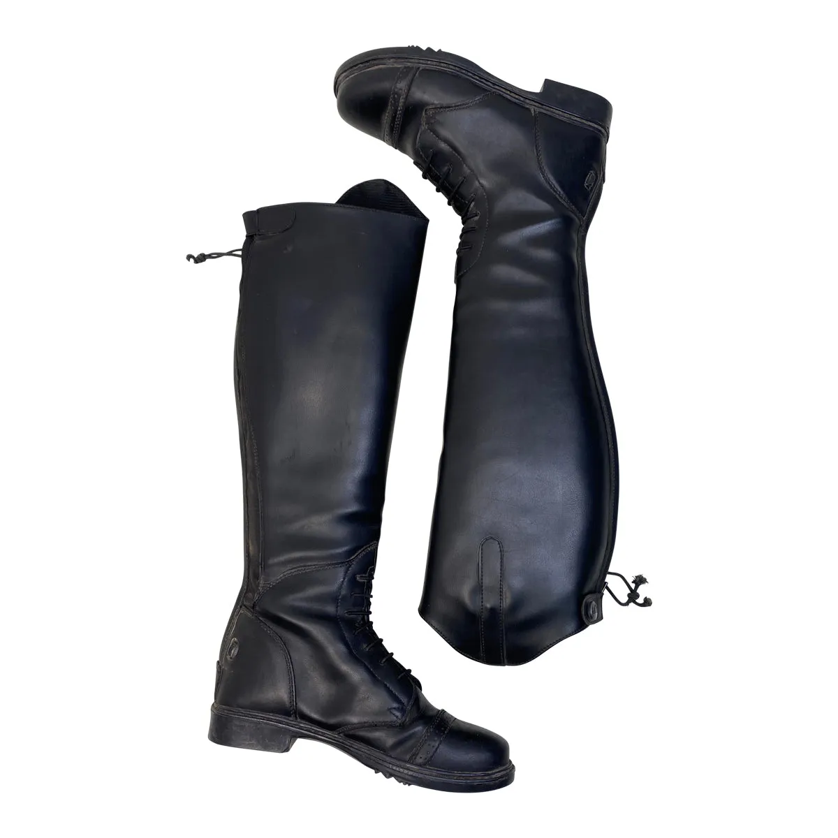 Tuffrider Starter Field Boots in Black - Women's 6 Wide/Reg