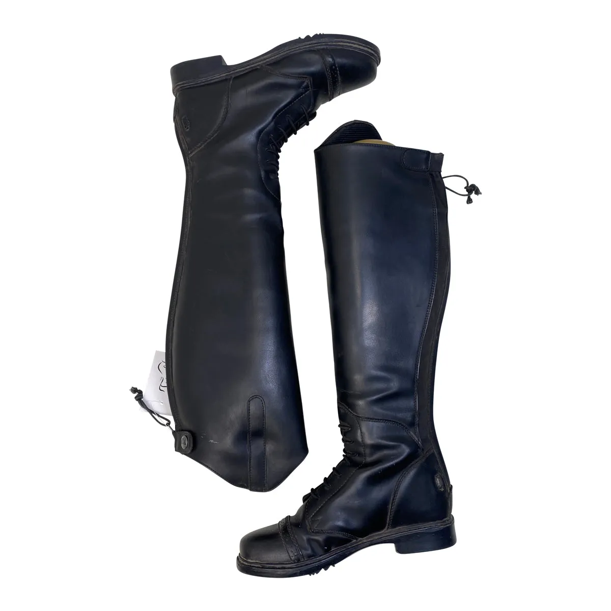Tuffrider Starter Field Boots in Black - Women's 6 Wide/Reg