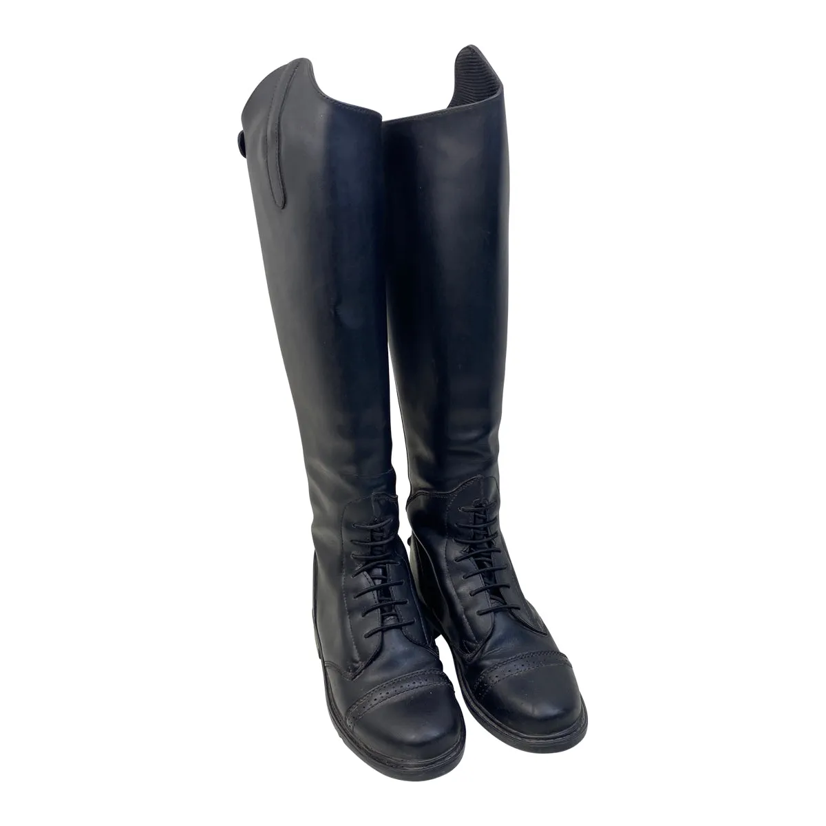 Tuffrider Starter Field Boots in Black - Women's 6 Wide/Reg