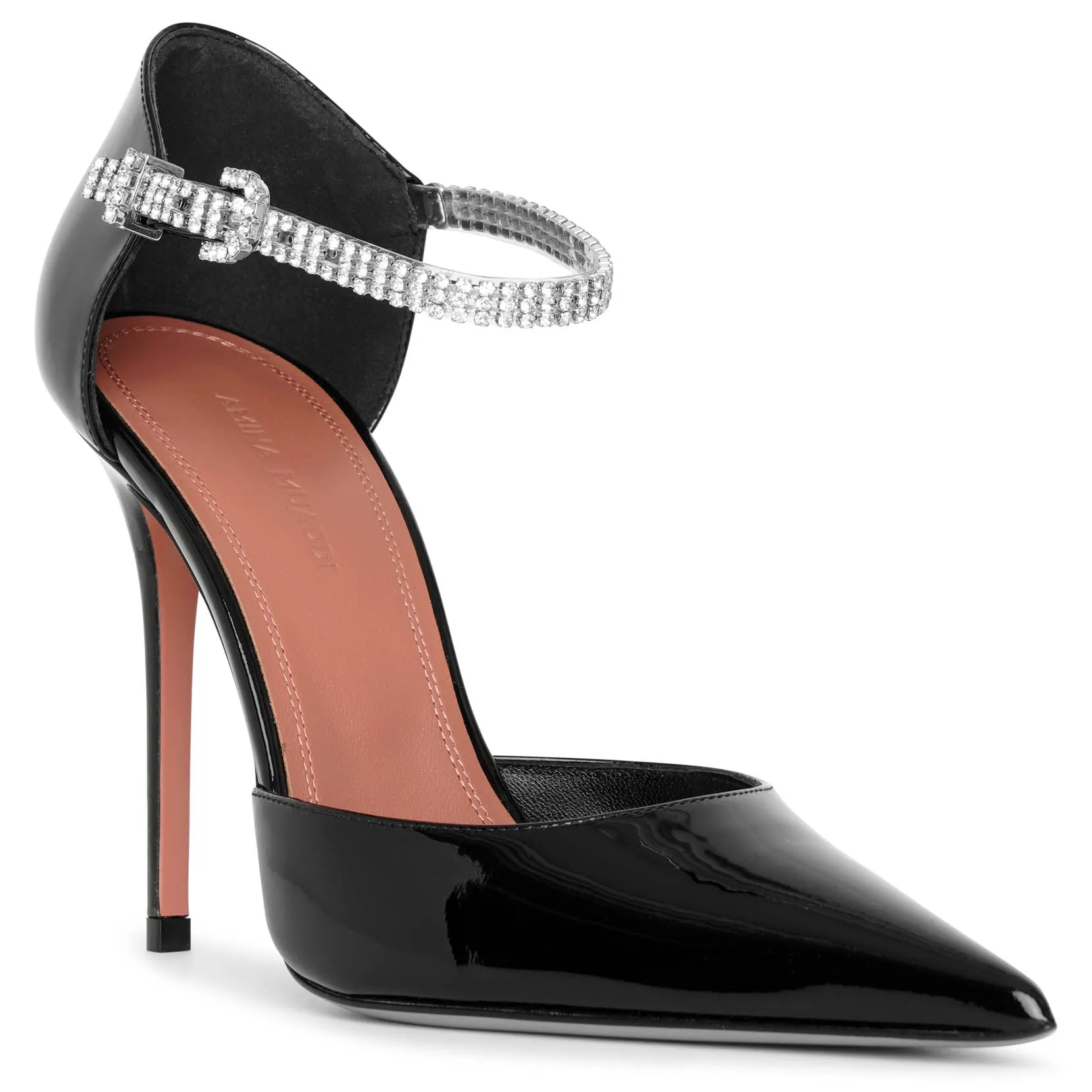 Ursina embellished patent leather pumps