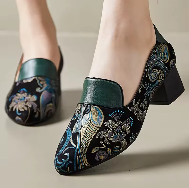 USS Shoes Adela Women's Leather Dress Pumps