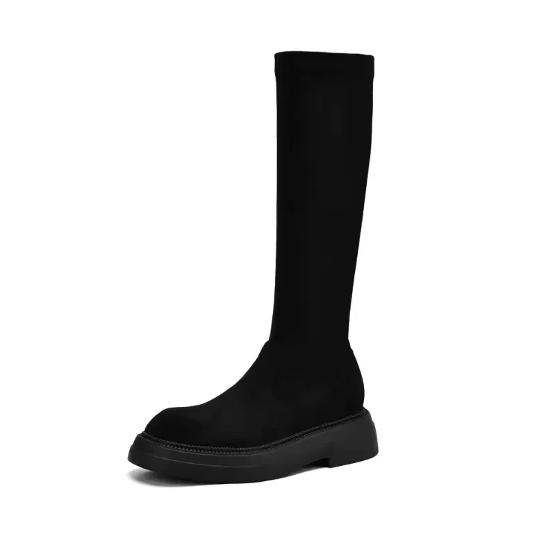 USS Shoes Milagros Women's Knee High Stretch Fabric Boots