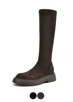 USS Shoes Milagros Women's Knee High Stretch Fabric Boots