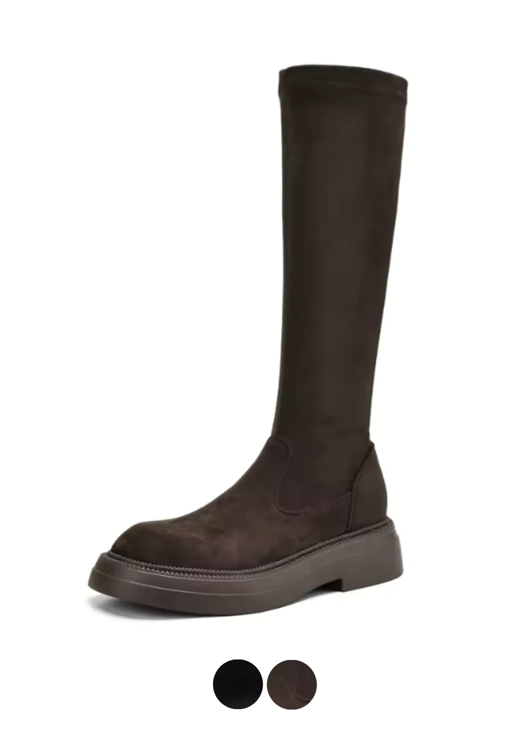 USS Shoes Milagros Women's Knee High Stretch Fabric Boots