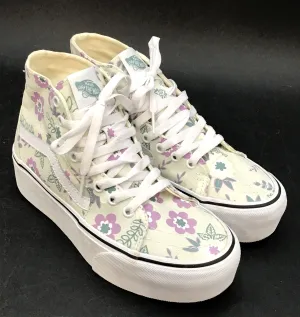 Vans Women's Sk8-Hi Multicolor Floral High-Top Athletic Shoes - Size 7