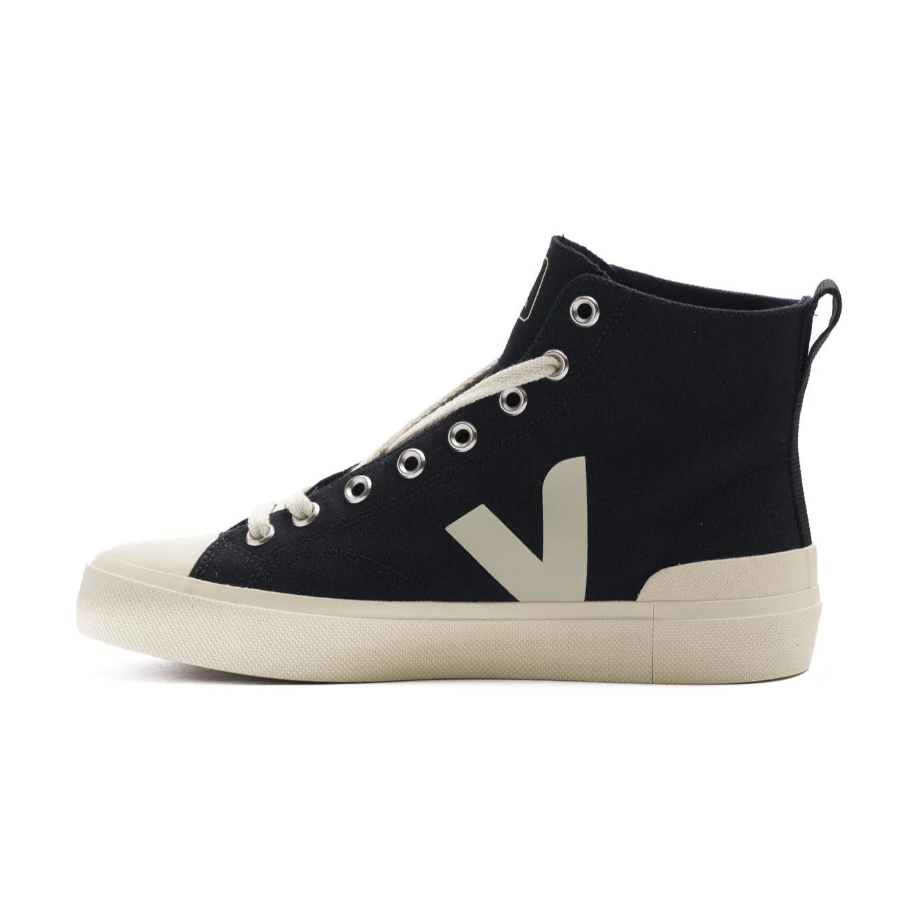 Veja Wata II Canvas Shoe - Black/Pierre
