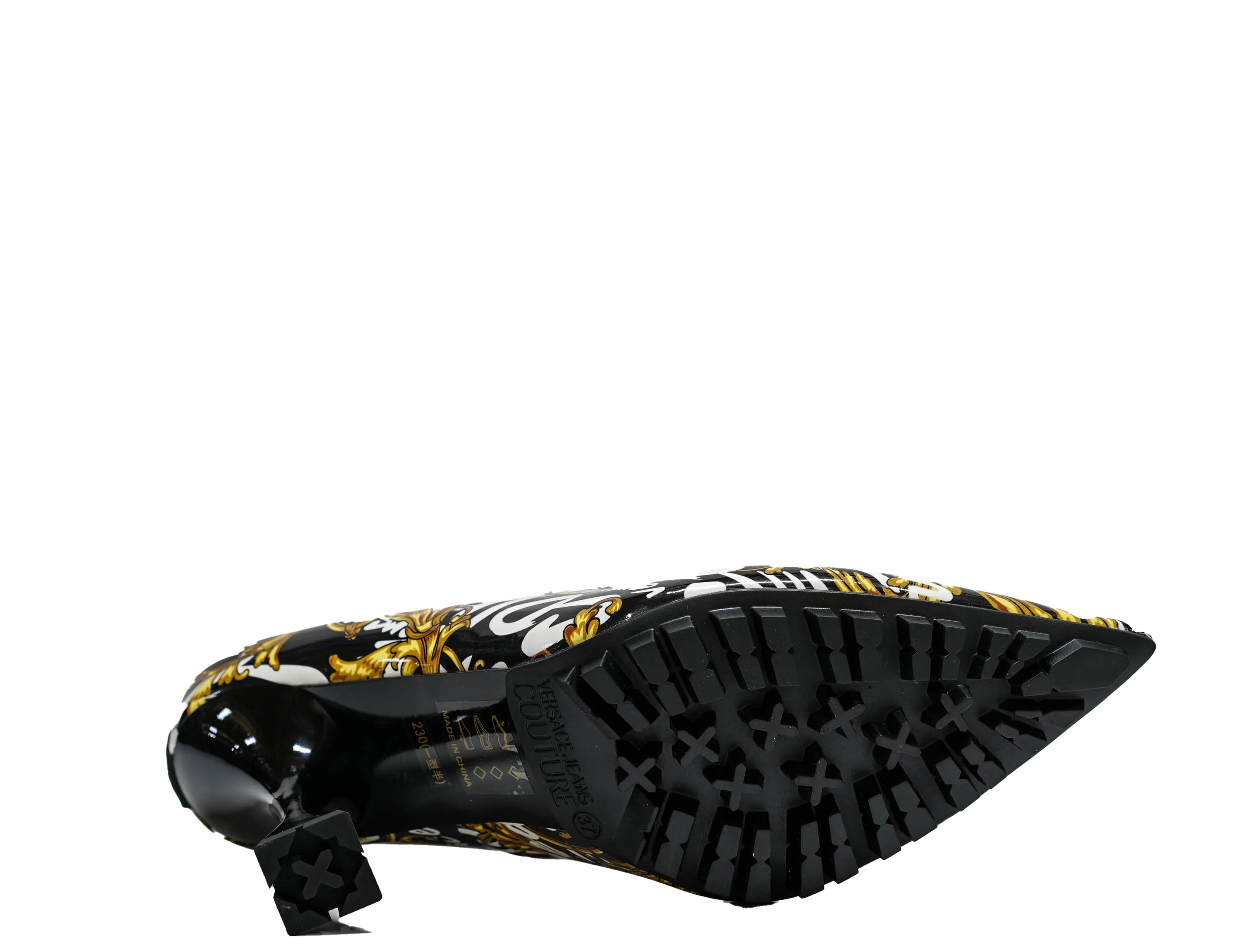 Versace Jeans Women's Gold Logo Pump 73VA3S80 - 40% OFF