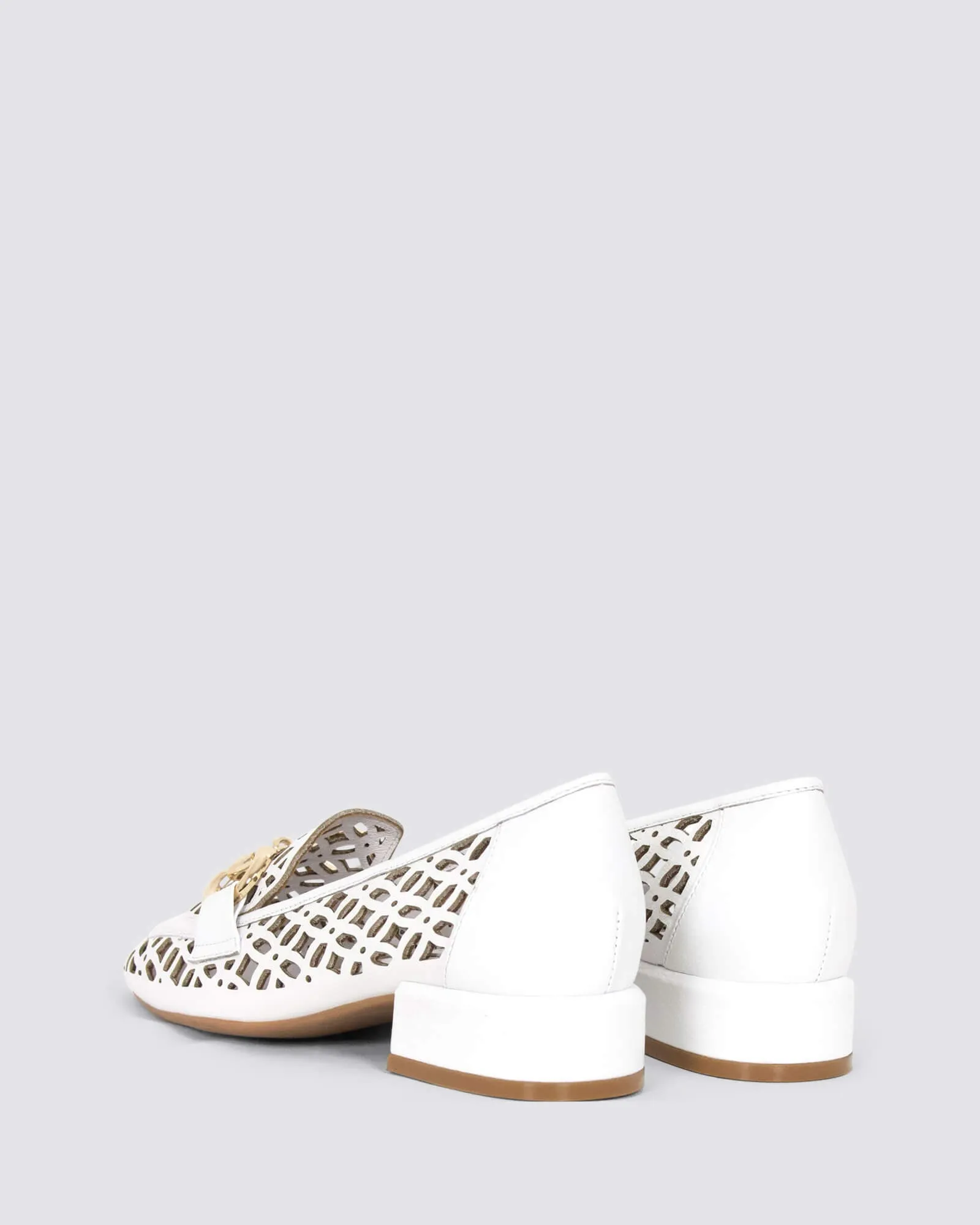 VILLIS LOAFERS WHITE LEATHER