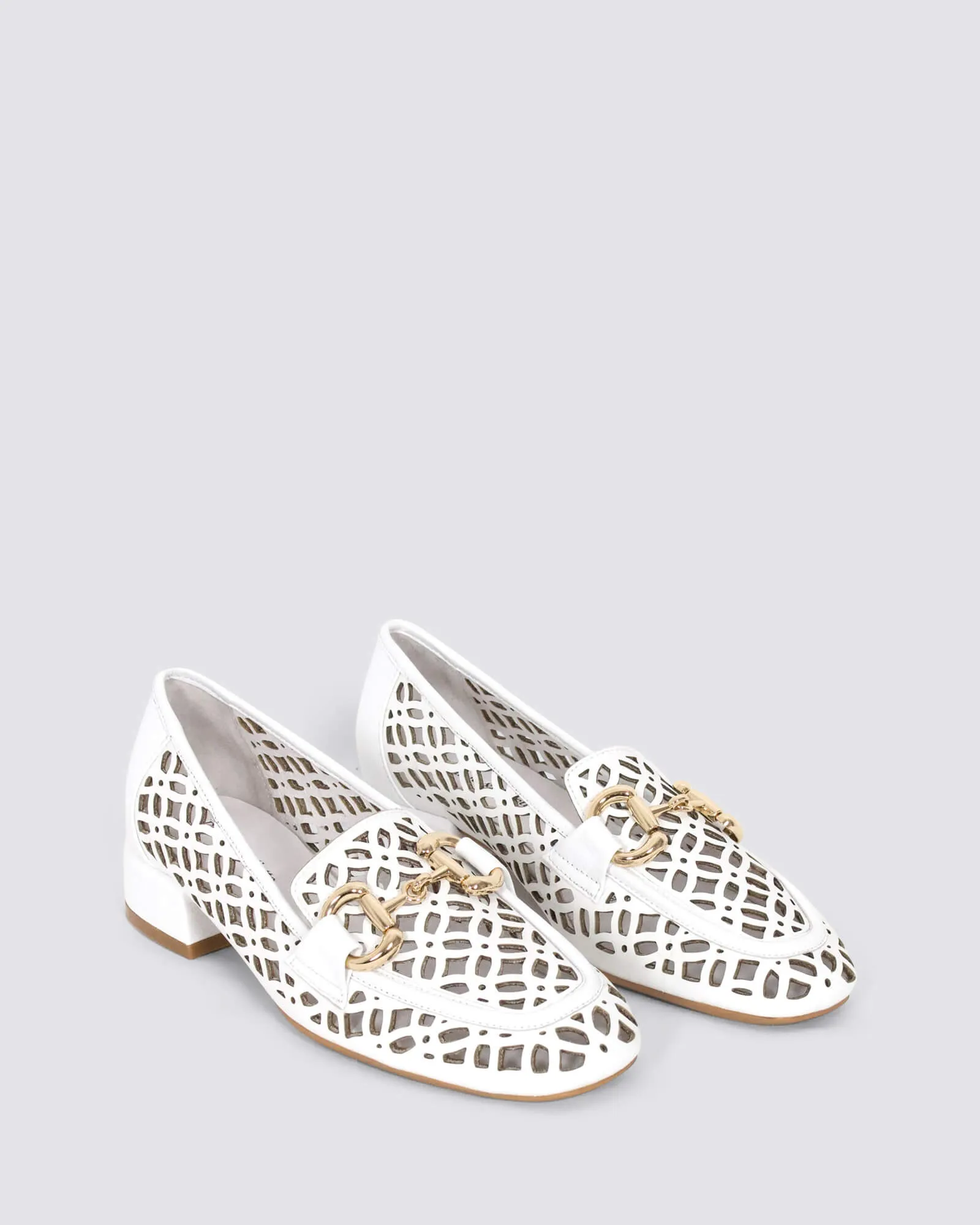 VILLIS LOAFERS WHITE LEATHER