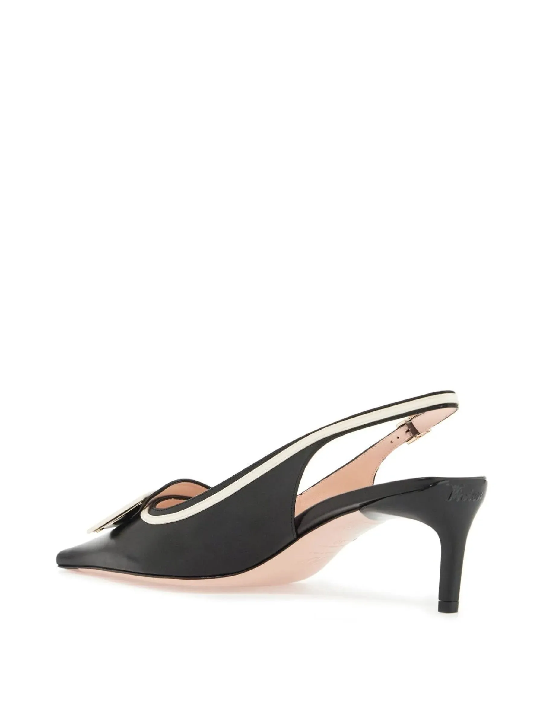 Viv Slingback Pumps - Leather Design
