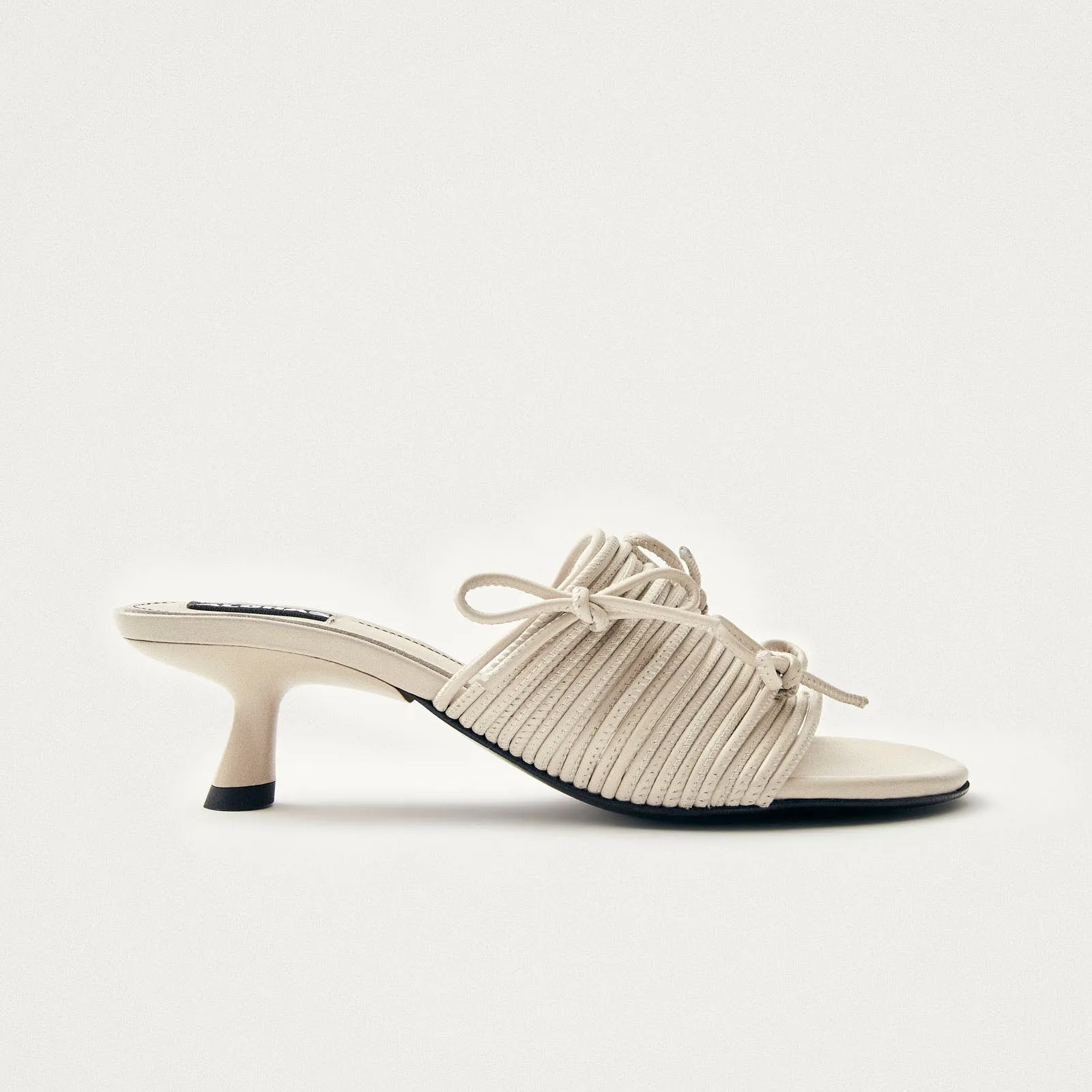 Viva White Leather Sandals