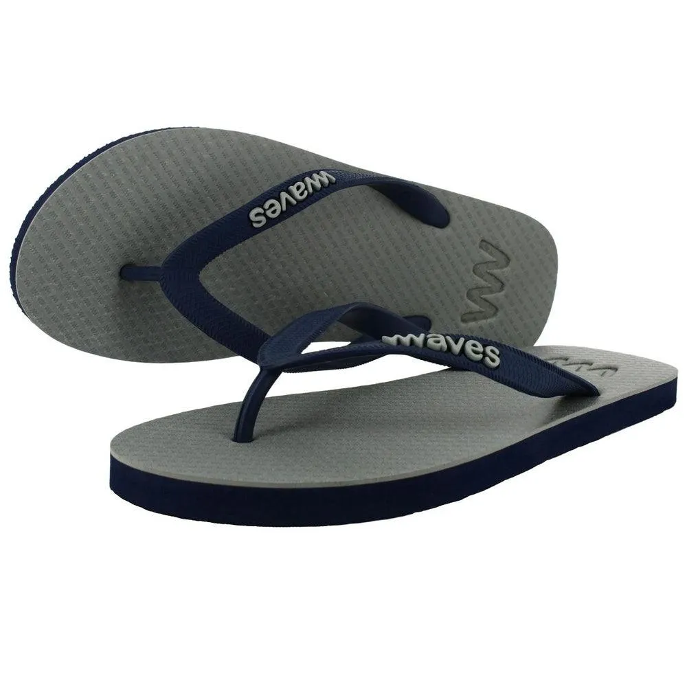 WAVES Men's Waves Two Tone UK 7 - Navy/Grey