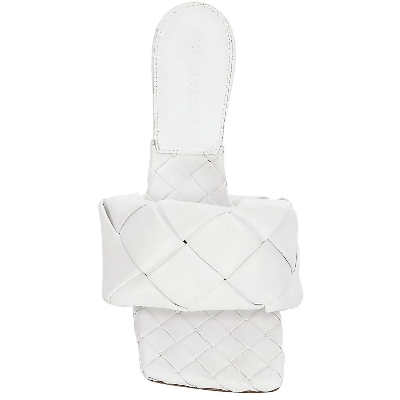 Weave Me Up Mule Heel - White