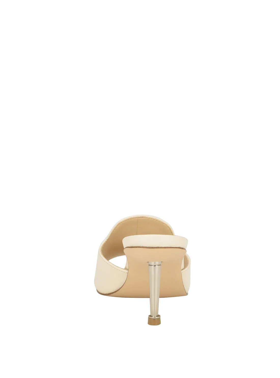 White Gold G Logo Snapps Heel
