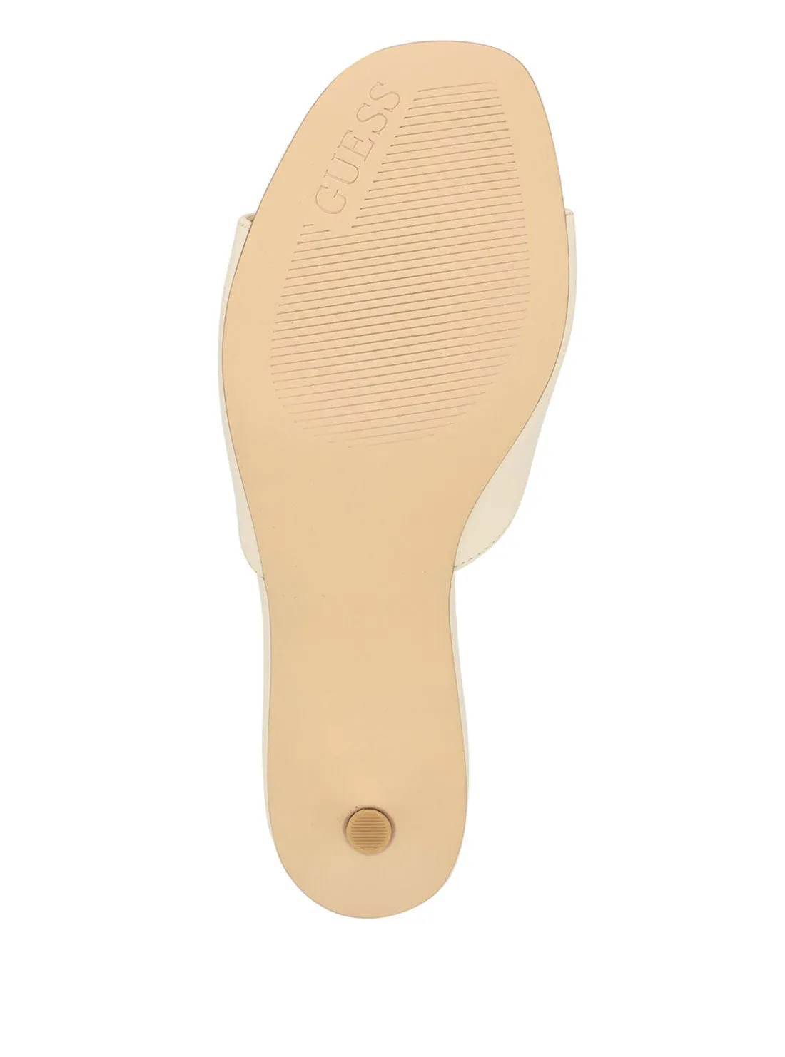 White Gold G Logo Snapps Heel