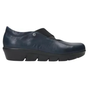 Wolky Cursa Denim Croco Leather Combo Loafer (Women's)