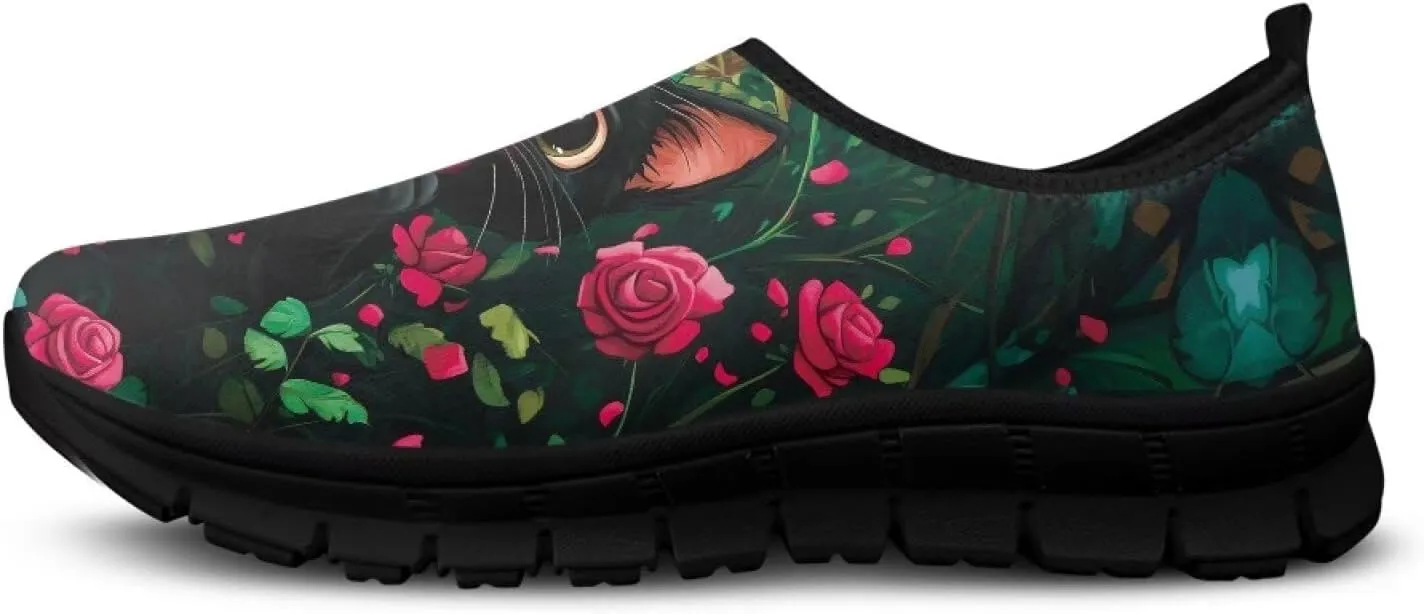 Women Fashion Art Painted Walking Sneaker Lightweight Travel Shoes