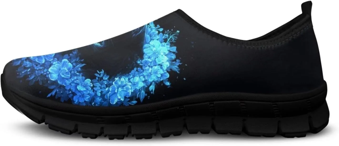 Women Fashion Art Painted Walking Sneaker Lightweight Travel Shoes