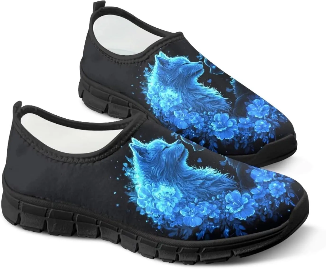 Women Fashion Art Painted Walking Sneaker Lightweight Travel Shoes