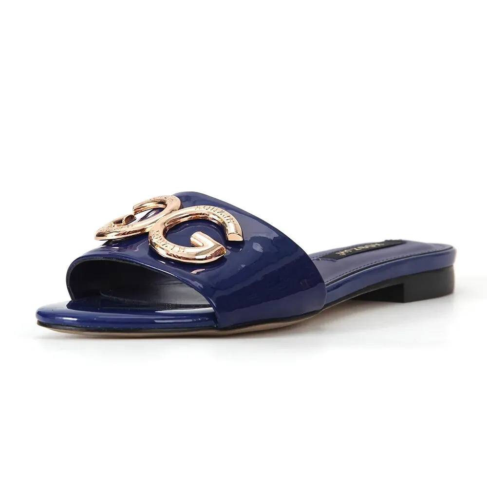 Women Flat Slides Mule Shoe