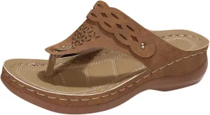 Women Orthopedic Sandals-Breathable Mesh and Leather Sandals Orthotic Women's Beach Flip Flops Orthopedic Summer Sandals for Women 2025 Dressy Orthotic Women's Comfort Sandals Comfort Sandals Woman
