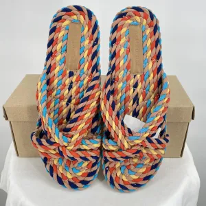 women Salt Umber New in Box Salt   Umber Sierra Rope Sandal in Rainbow Women's Size EU41/US10 Multi Shoes 41/10