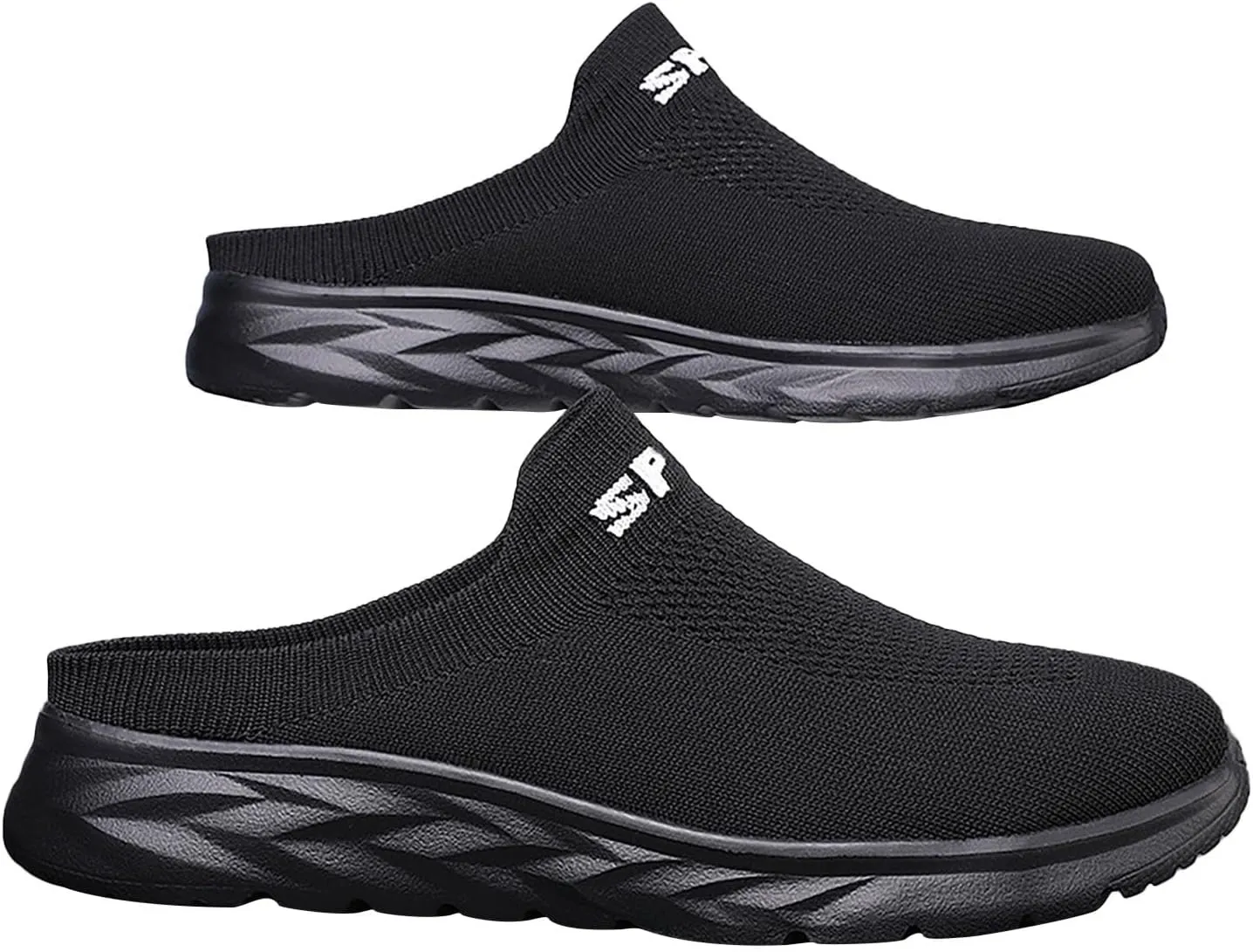 Women's Backless Slip on Mesh Sneakers Shoes Womens Running Shoes Casual Business Casual Shoes Black Platform Sneaker Red Tennis Shoe White Loafers