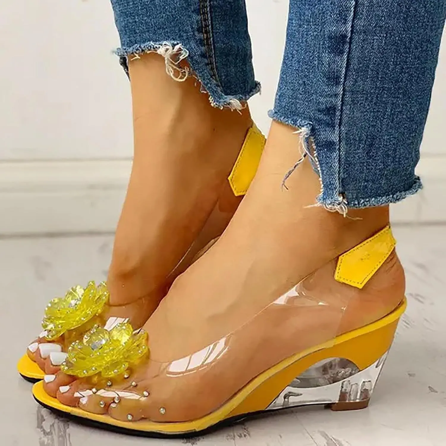 Women's Dress Shoes Silver Girl High Heel High Heel for Woman Casual Leisure Shoes