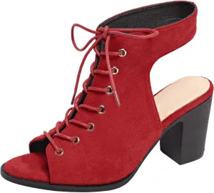 Women's Dress Shoes Women's Thick Heel Fish Mouth Strap Slingback Solid Color Sandals Casual Fashion High Heels