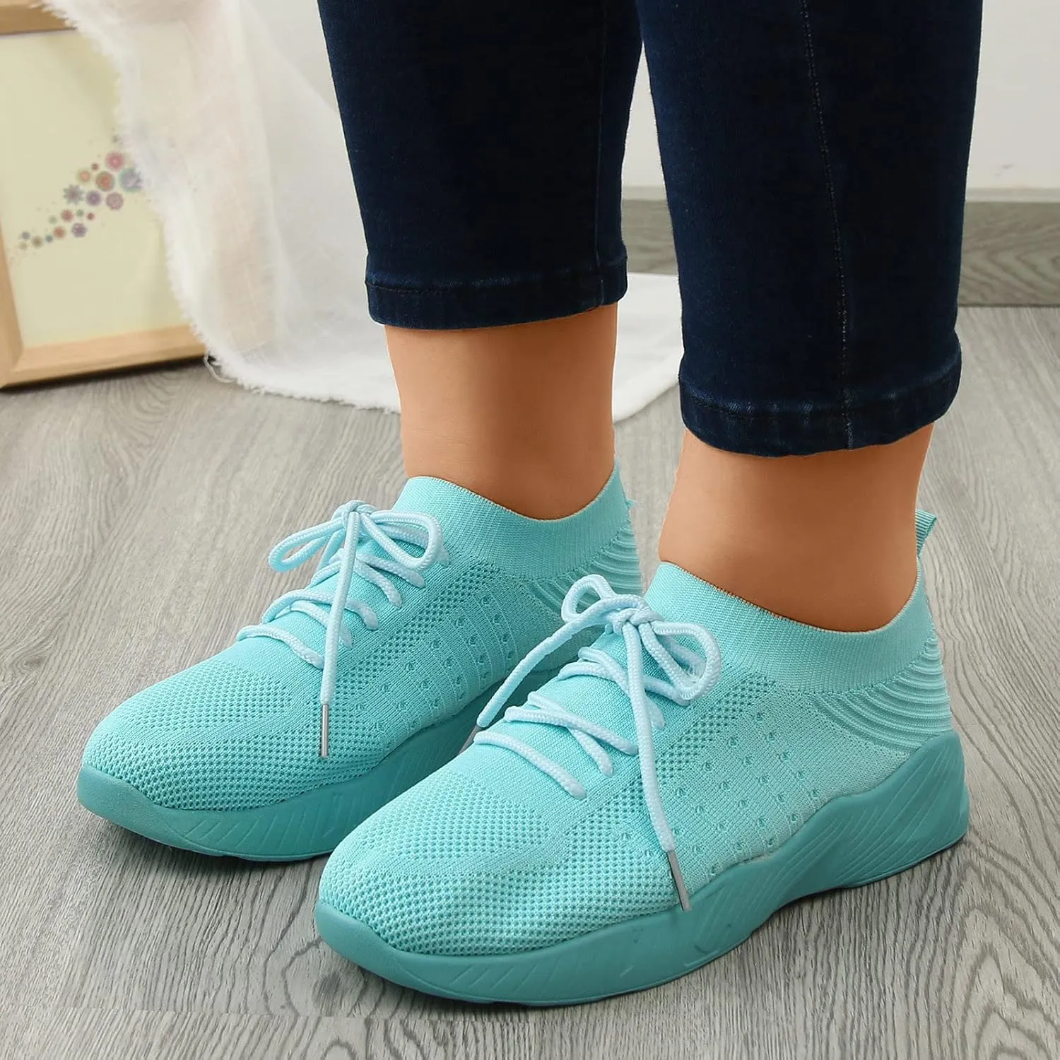 Women's Fashion Sneaker Non Slip Work Wide Comfortable Slip Resistant Work Shoes Women's Business Casual Shoes Women's Shoes Loafers No Lace Sneakers Men