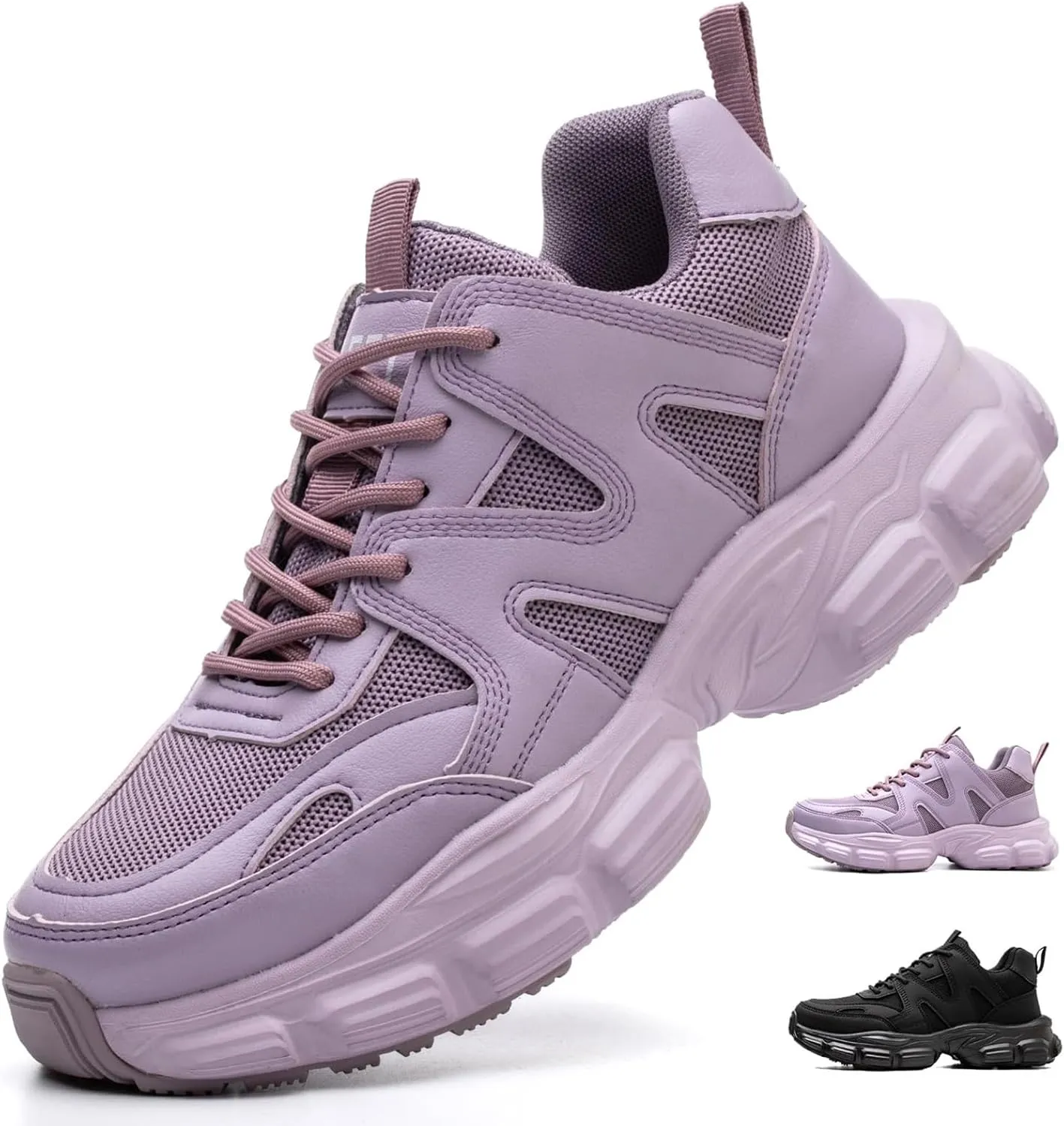 Women's Fashion Sneaker Non Slip Work Wide Comfortable Slip Resistant Work Shoes Women's Business Casual Shoes Women's Shoes Loafers No Lace Sneakers Men
