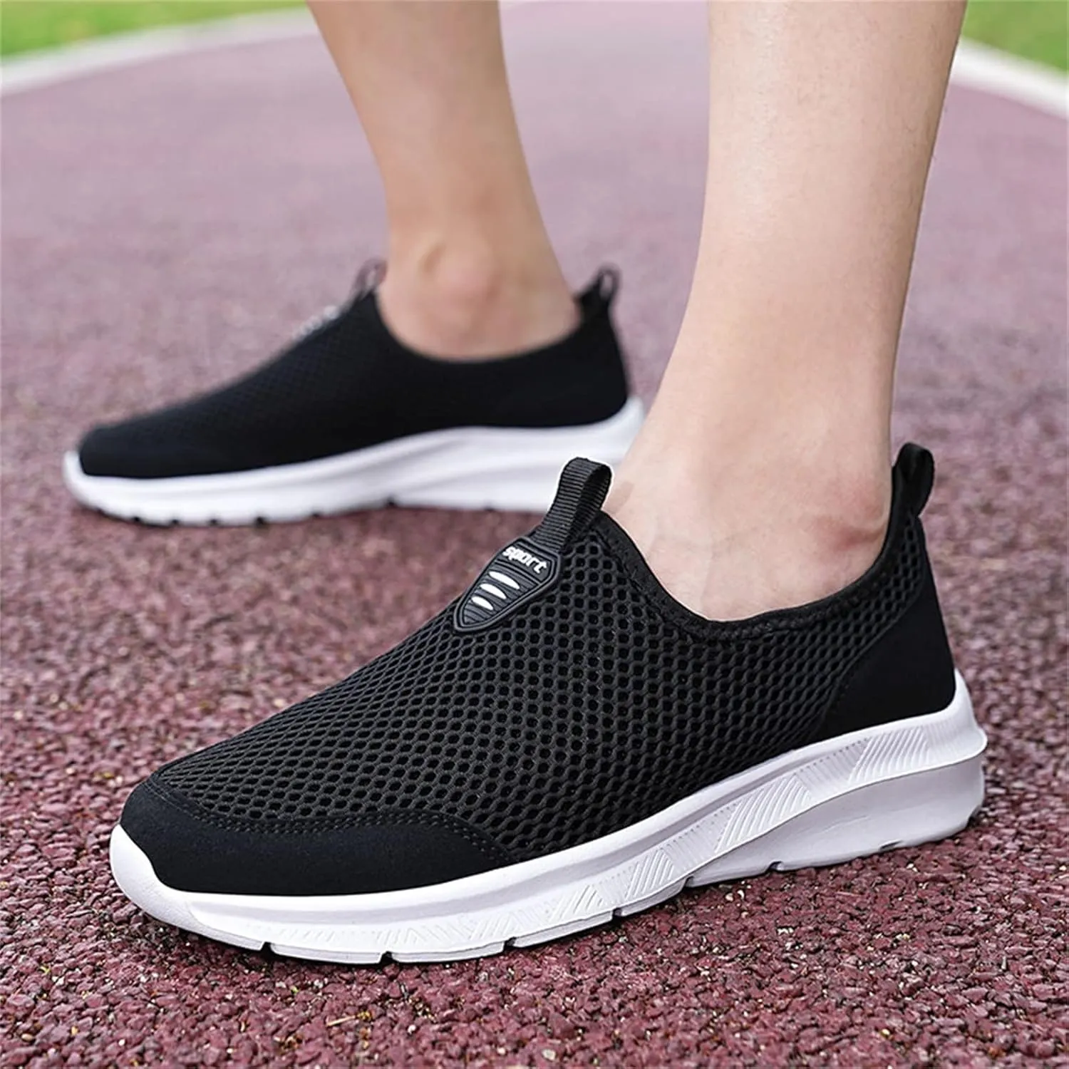 Women's Fashion Sneaker Non Slip Work Wide Comfortable Slip Resistant Work Shoes Women's Business Casual Shoes Women's Shoes Loafers No Lace Sneakers Men