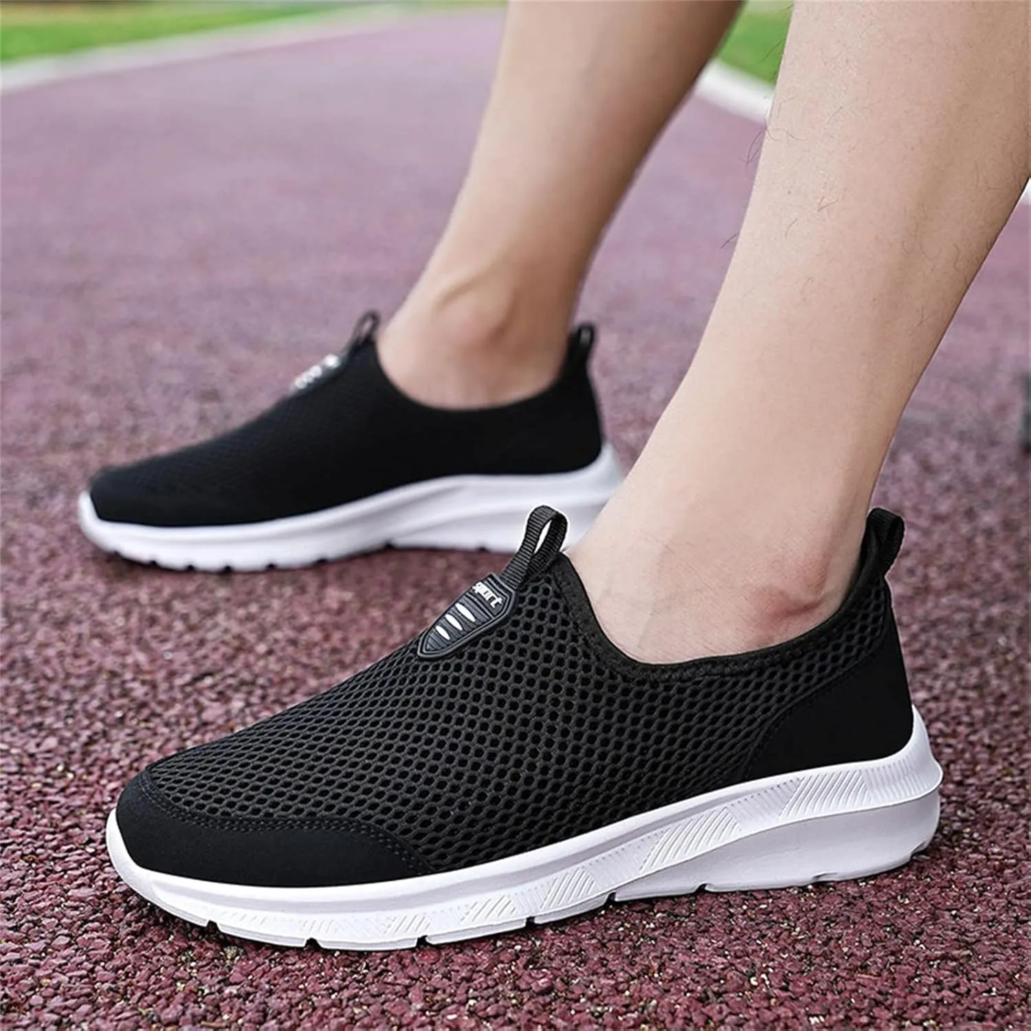 Women's Fashion Sneaker Non Slip Work Wide Comfortable Slip Resistant Work Shoes Women's Business Casual Shoes Women's Shoes Loafers No Lace Sneakers Men