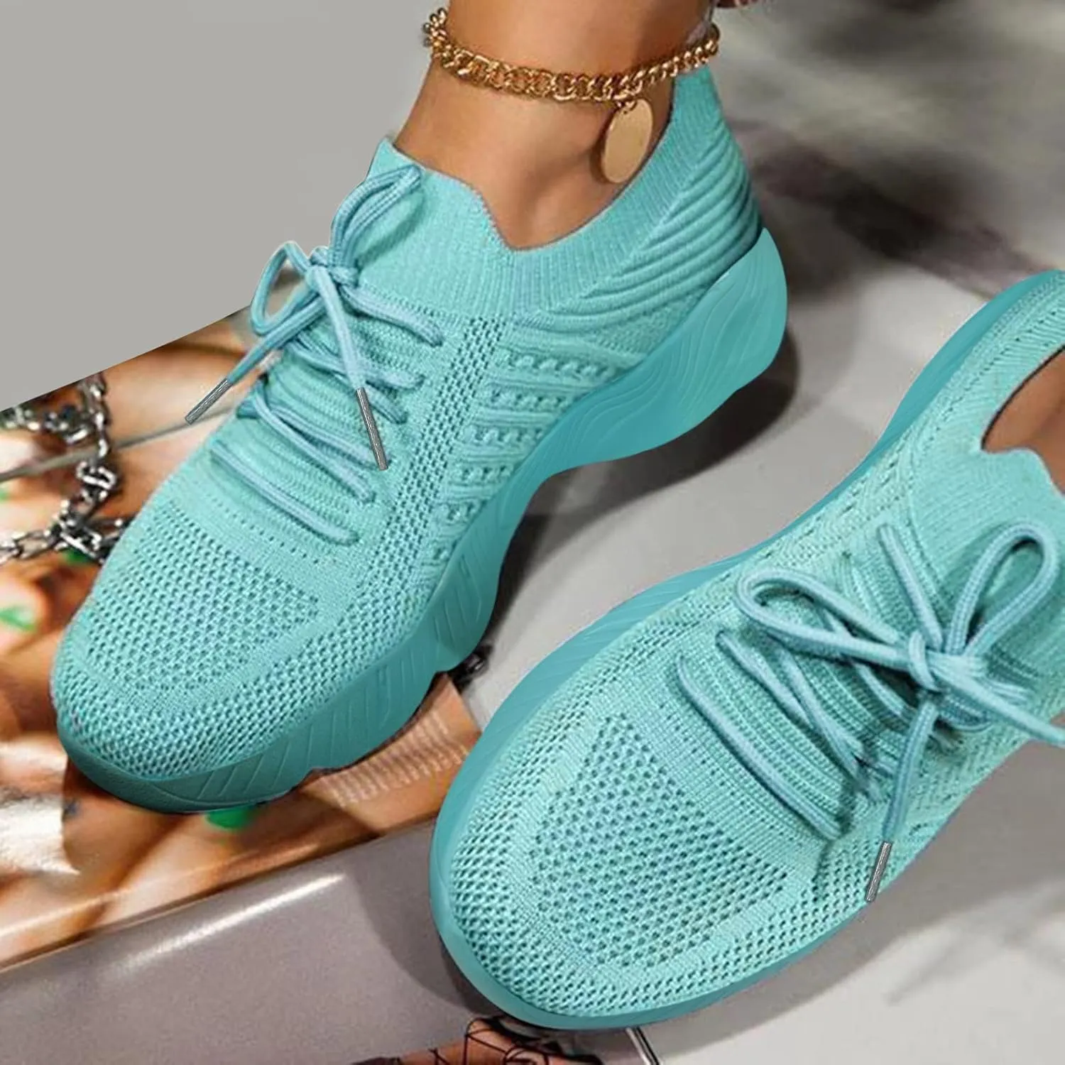 Women's Fashion Sneaker Non Slip Work Wide Comfortable Slip Resistant Work Shoes Women's Business Casual Shoes Women's Shoes Loafers No Lace Sneakers Men