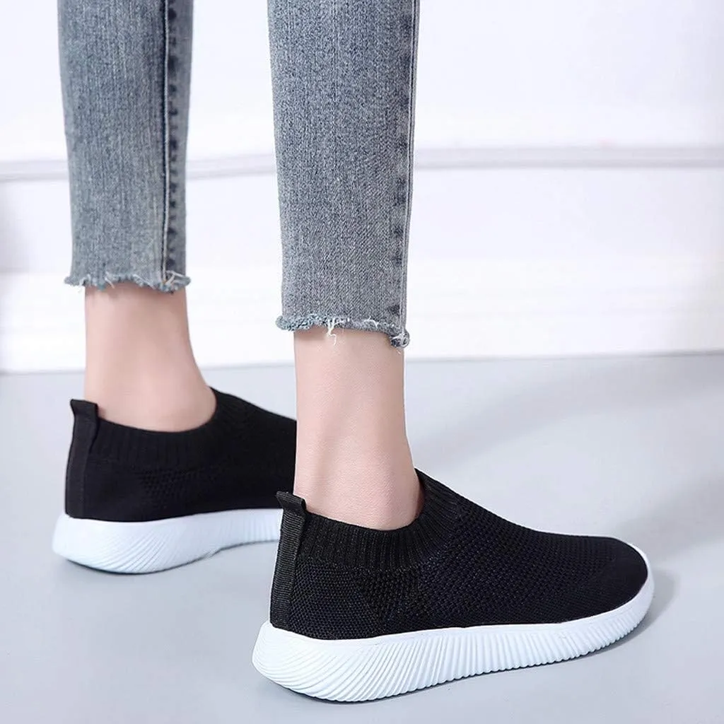 Women's Fashion Sneaker Womens Walking Shoes Slip On Fashion Womens Business Casual Shoes Sneaker Loafers Women Shoes White Leather Sneakers for Women