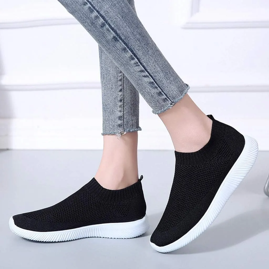 Women's Fashion Sneaker Womens Walking Shoes Slip On Fashion Womens Business Casual Shoes Sneaker Loafers Women Shoes White Leather Sneakers for Women