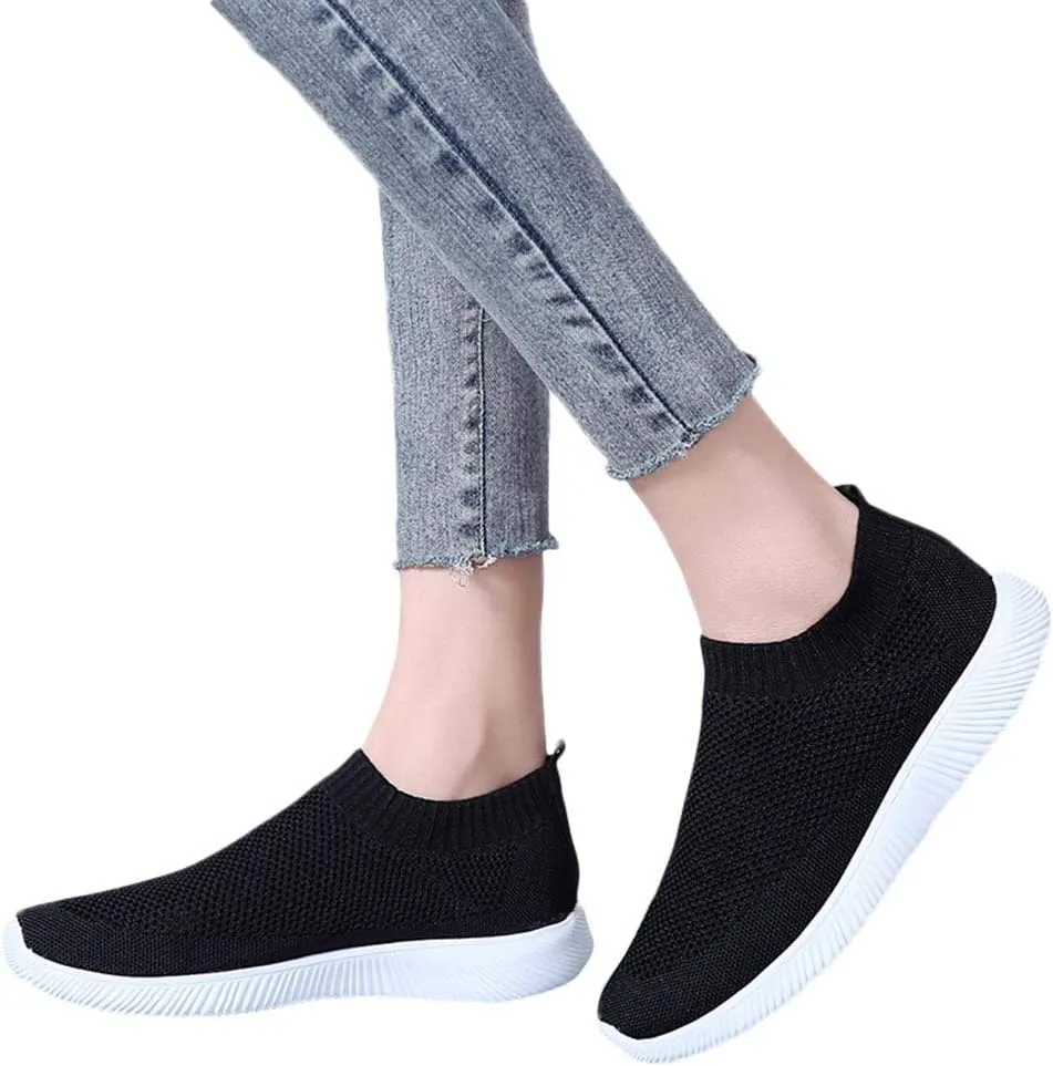 Women's Fashion Sneaker Womens Walking Shoes Slip On Fashion Womens Business Casual Shoes Sneaker Loafers Women Shoes White Leather Sneakers for Women