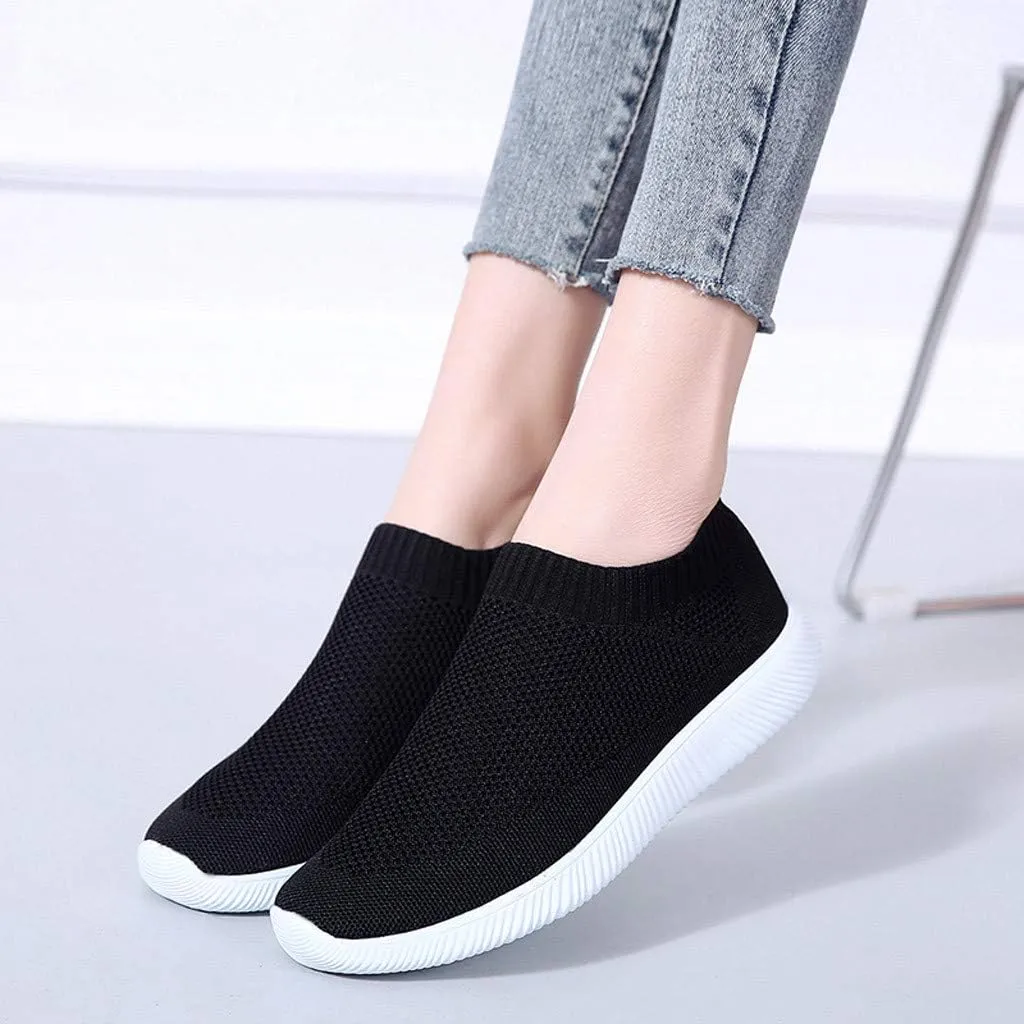 Women's Fashion Sneaker Womens Walking Shoes Slip On Fashion Womens Business Casual Shoes Sneaker Loafers Women Shoes White Leather Sneakers for Women