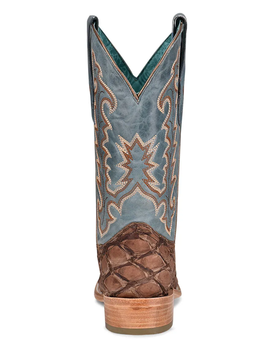 Women's Fish Embroidery Western Boots
