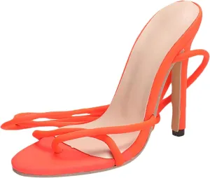 Womens Heel Dress Shoes Sandals Toe High Women's Heels Fashion Breathable Casual Shoes Lace Up High Heels