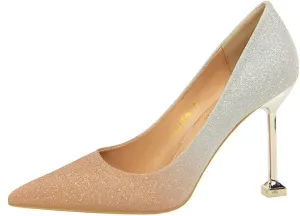 Women's Heeled Shoes Stiletto Pumps in Leather High Heels Sexy Closed Toe Stiletto Heel for Parties, Weddings and Evenings Elegant Stiletto High Heels 10CM
