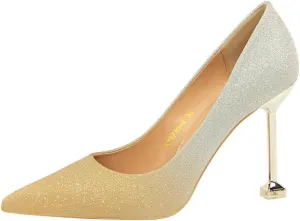 Women's Heeled Shoes Stiletto Pumps in Leather High Heels Sexy Closed Toe Stiletto Heel for Parties, Weddings and Evenings Elegant Stiletto High Heels 10CM