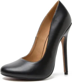 Women's High Heels,5.5 Inch Pumps Pointy Round Toe Stiletto High Heels Casual Office Evening Party Shoes