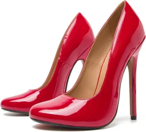 Women's High Heels,5.5 Inch Pumps Pointy Round Toe Stiletto High Heels Casual Office Evening Party Shoes