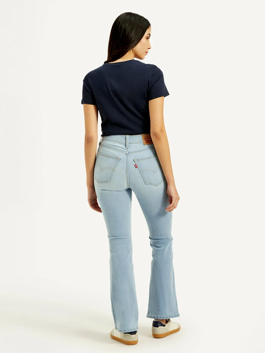 Women's High Rise 725 Slim Bootcut Fit Blue Jeans