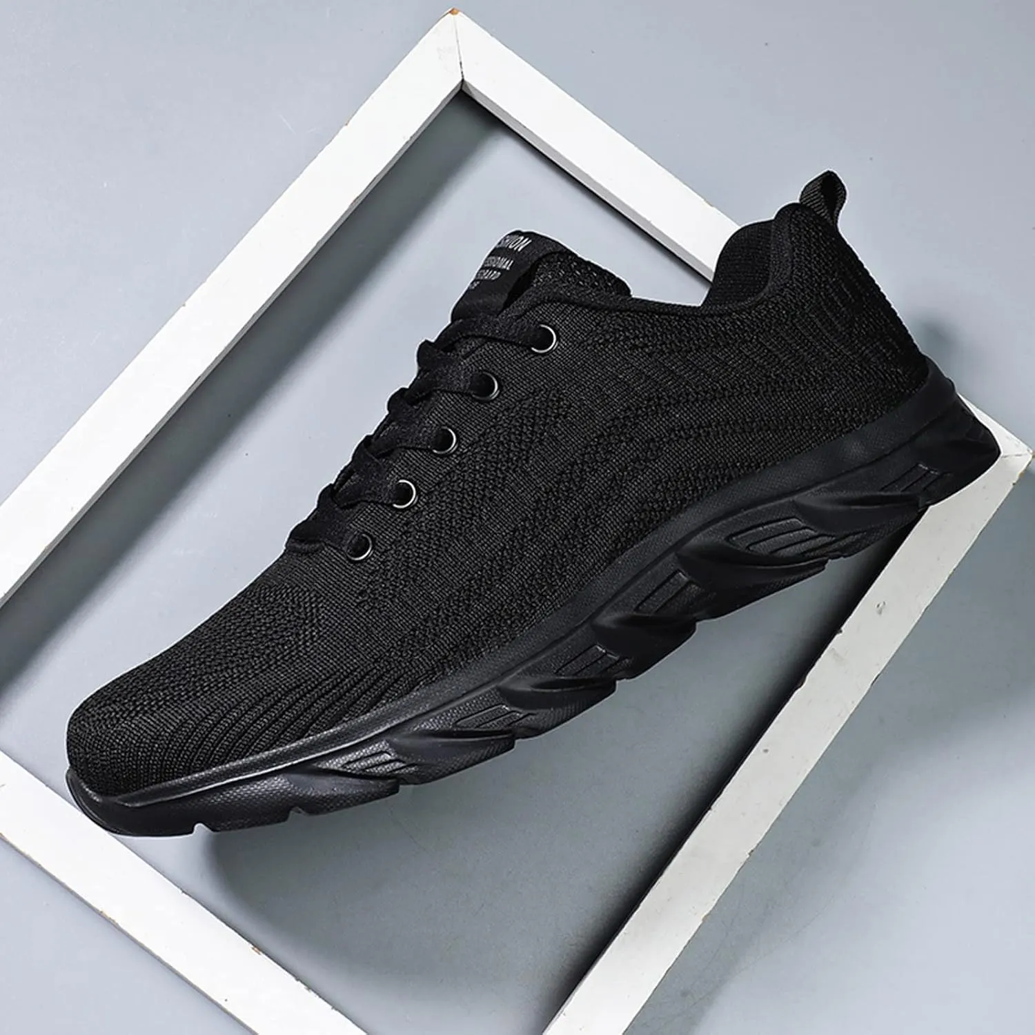 Women's Lace Up Road Running Shoes Wide Athletic Tennis Tennis Shoes Men Lightweight Business Casual Shoes White Sneakers Waterproof Tennis Shoe Cross Trainer Shoe