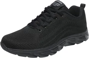 Women's Lace Up Road Running Shoes Wide Athletic Tennis Tennis Shoes Men Lightweight Business Casual Shoes White Sneakers Waterproof Tennis Shoe Cross Trainer Shoe