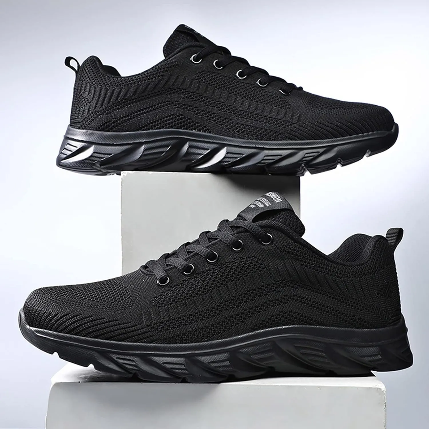 Women's Lace Up Road Running Shoes Wide Athletic Tennis Tennis Shoes Men Lightweight Business Casual Shoes White Sneakers Waterproof Tennis Shoe Cross Trainer Shoe